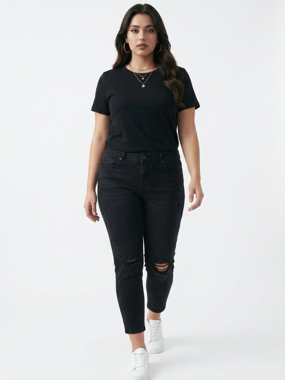 Torrid Bombshell Skinny Black Distressed Jeans Size 20S PSize BOGO 2nd Item $5